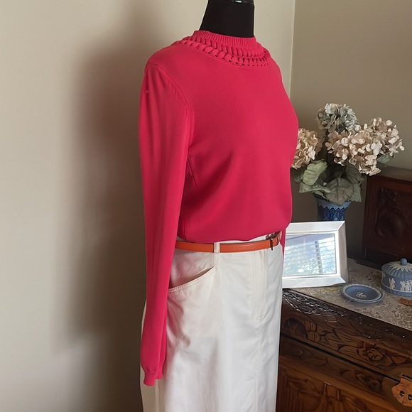 Emporio Armani Pink Knit Top Size IT40 US Small - Picture 3 of 16